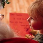 Santa reading list at My Santa Experience by Gary Evans Photography