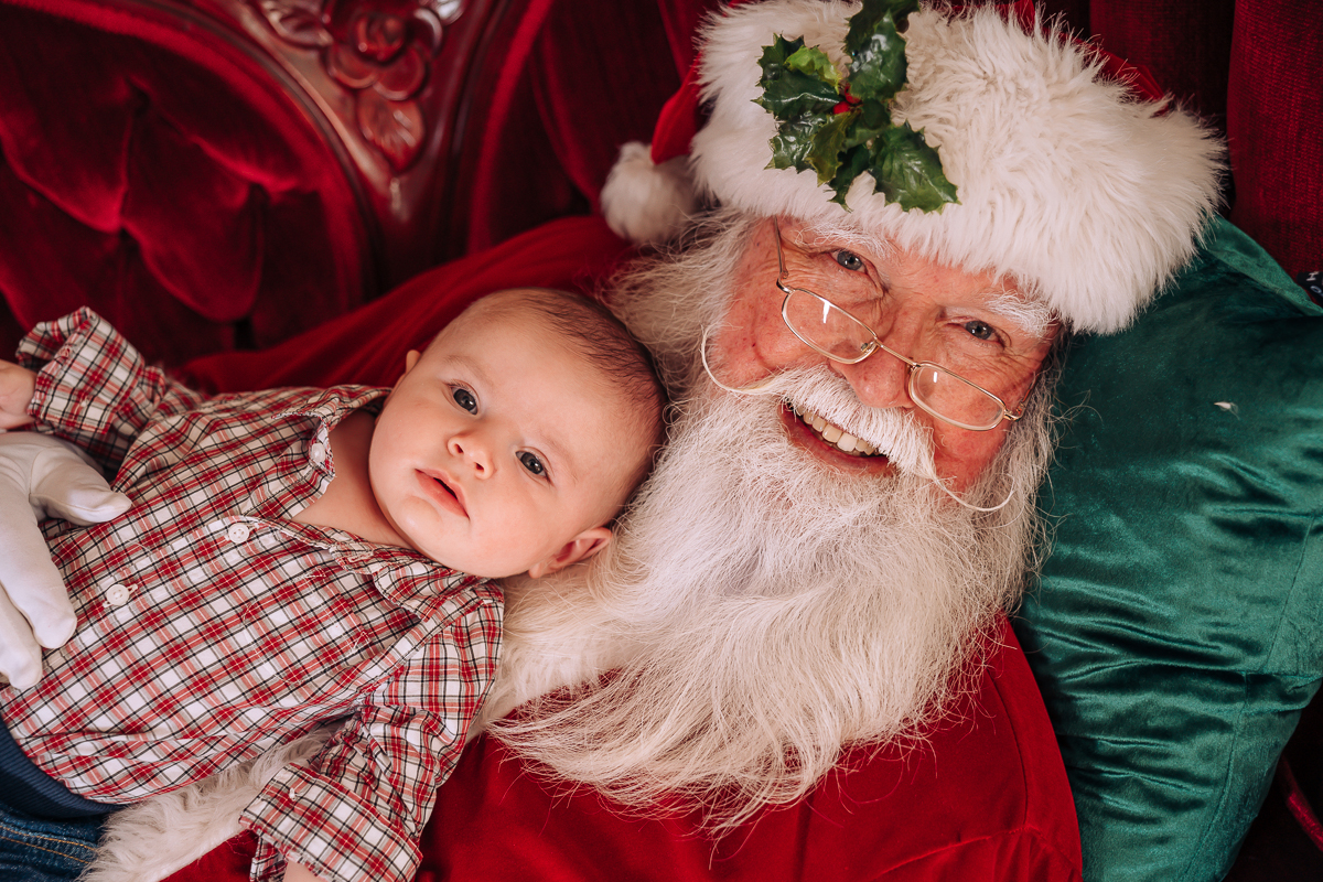 Baby and Santa