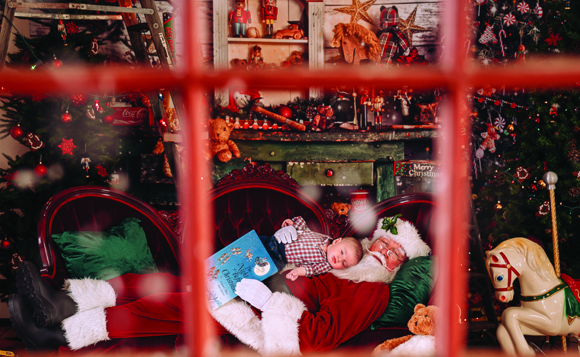 Sleeping on Santa